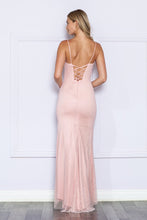 Load image into Gallery viewer, LA Merchandise LAY9284 Strappy Back Side Slit Formal Evening Gown - - LA Merchandise