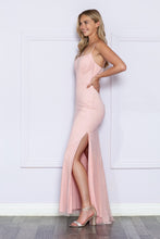 Load image into Gallery viewer, LA Merchandise LAY9284 Strappy Back Side Slit Formal Evening Gown