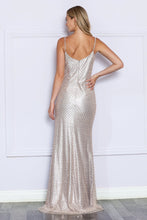 Load image into Gallery viewer, LA Merchandise LAY9288 Spaghetti Straps Fitted Detailed Long Prom Gown - - LA Merchandise