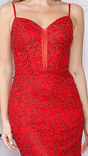Load image into Gallery viewer, LA Merchandise LAY9354 Glitter Spaghetti Straps Corset Prom Dress - - LA Merchandise