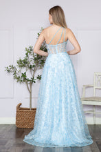 Load image into Gallery viewer, LA Merchandise LAY9372 One Shoulder See Through Corset Top Formal Gown