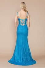 Load image into Gallery viewer, LA Merchandise LAY9400 Sexy Long Sequined Open Back Glitter Prom Dress - - LA Merchandise