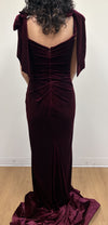 Load image into Gallery viewer, LA Merchandise LA7994 Velvet Off Shoulder Prom Gown - - LA Merchandise