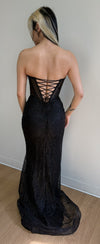 Load image into Gallery viewer, Wholesale Strapless Sequin Corset Evening Gown Formal Prom Dress By LA2195 - - Prom Dress LA Merchandise