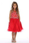 Load image into Gallery viewer, Cute Little Girls Short Tulle Corset Pageant Party Dress - LAG5264