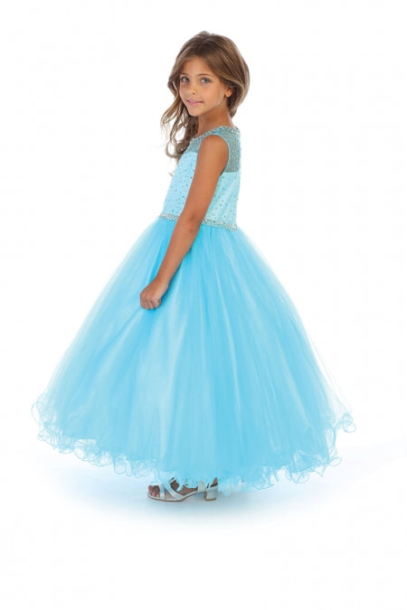 Beautiful Little Girls Tulle Pageant Dresses - LAG5278