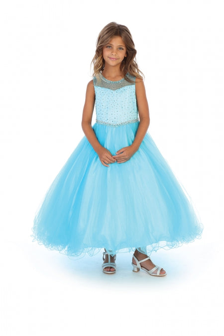 Beautiful Little Girls Tulle Pageant Dresses - LAG5278