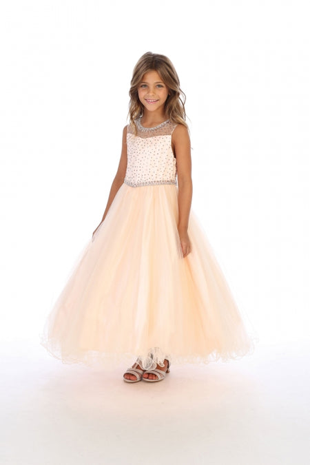 Beautiful Little Girls Tulle Pageant Dresses - LAG5278