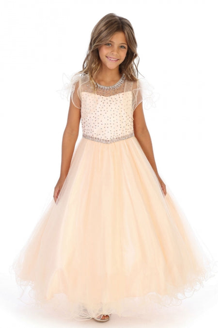 Beautiful Little Girls Tulle Pageant Dresses - LAG5278
