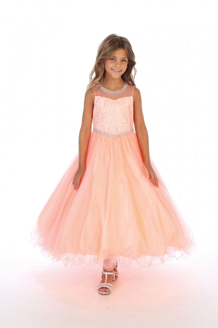 Beautiful Little Girls Tulle Pageant Dresses - LAG5278