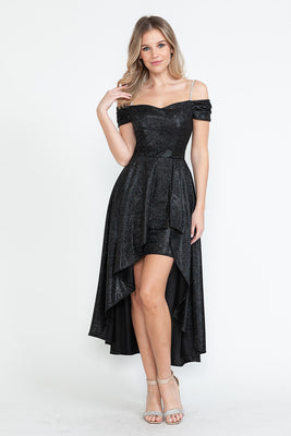Wholesale Cocktail Dress Spaghetti Strap Fitted Hoco Dress By LAF5290
