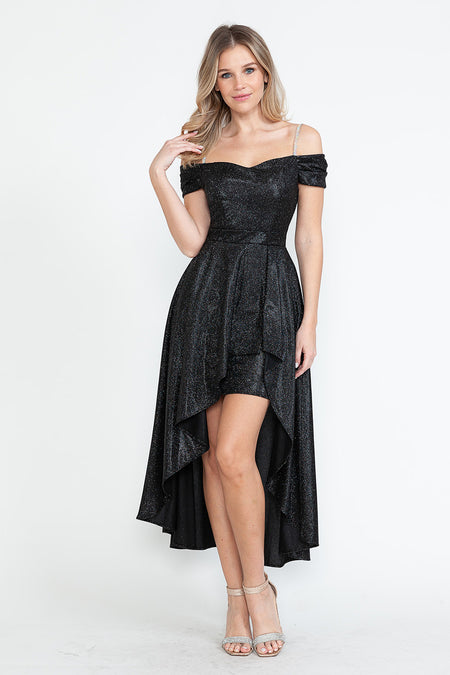 Wholesale Cocktail Dress Spaghetti Strap Fitted Hoco Dress By LAF5290