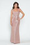 Load image into Gallery viewer, Wholesale Evening Dress Cowl Neck Mermaid Fitted Prom Gown By LAF5314