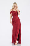 Load image into Gallery viewer, Wholesale Formal Dress Off The Shoulder Ruched Prom Gown By LAF5320