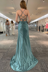 La Merchandise LAABZ020 High Slit Prom Jersey Dress
