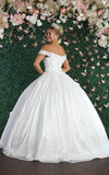 Load image into Gallery viewer, La Merchandise LA161B Wholesale Off Shoulder Wedding Ball Gown - - La Merchandise