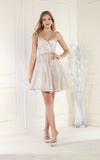 Load image into Gallery viewer, Bridesmaids Short Dress - LA1923 - ROSEGOLD - LA Merchandise