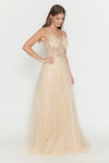 Load image into Gallery viewer, Wholesale Evening Dress V-Neck Beaded Sequin Formal Gown By LAF8183 - - Dress LAF