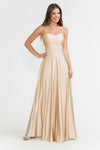 Load image into Gallery viewer, Wholesale Formal Dress Sweetheart Embellished A-Line Gown By LAF5260 - CHAMPAGNE GOLD - Dress LAF