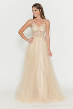 Load image into Gallery viewer, Wholesale Evening Dress V-Neck Beaded Sequin Formal Gown By LAF8183