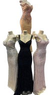 Load image into Gallery viewer, Sleeveless Beaded Mermaid Prom Dress Crystal Rhinestone Strapless Evening Gown by CT-2653 - - Prom Dress FDS