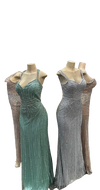 Load image into Gallery viewer, Sleeveless Beaded Mermaid Prom Dress Crystal Rhinestone Strapless Evening Gown by CT-2653 - - Prom Dress FDS