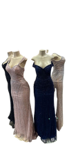 Load image into Gallery viewer, Sleeveless Beaded Mermaid Prom Dress Crystal Rhinestone Strapless Evening Gown by CT-2653 - - Prom Dress FDS