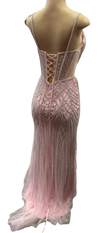 Load image into Gallery viewer, Beaded Mermaid Prom Dress Illusion Corset Gown with Rhinestone Detail Evening Dress by CT-2684 - - Prom Dress La Merchandise