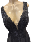 Load image into Gallery viewer, Beaded Lace Prom Gown with Illusion Neckline and Cap Sleeves A-Line Evening Dress by CT-2698 - - Prom Dress La Merchandise