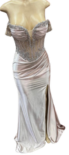 Load image into Gallery viewer, Strapless Corset Mermaid Prom Dress with Rhinestone Beading &amp; Lace-Up Back Evening Gown by CT-2714 - - Prom Dress La Merchandise