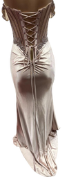 Load image into Gallery viewer, Strapless Corset Mermaid Prom Dress with Rhinestone Beading &amp; Lace-Up Back Evening Gown by CT-2714 - - Prom Dress La Merchandise