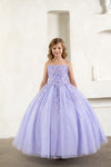 Load image into Gallery viewer, LA Merchandise LAZSCK322 Girls 3D Floral Sweetheart Embroidered A-Line Gown