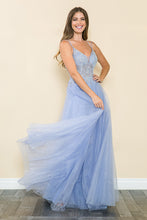 Load image into Gallery viewer, Wholesale Evening Dress V-Neck Beaded Sequin Formal Gown By LAF8183