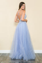 Load image into Gallery viewer, Wholesale Evening Dress V-Neck Beaded Sequin Formal Gown By LAF8183