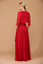 Load image into Gallery viewer, Wholesale Mother Of The Bride Dress Square Neck Formal Gown By LAV3094