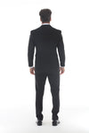 Load image into Gallery viewer, Men's 3-Piece Slim Fit Suit with Notch Lapel Jacket and Double-Breasted Vest for Business Occasions - - Suits La Merchandise
