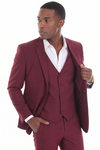Load image into Gallery viewer, Men's 3-Piece Slim Fit Suit with Notch Lapel Blazer and Double-Breasted Vest for Formal Events
