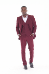 Load image into Gallery viewer, Men's 3-Piece Slim Fit Suit with Notch Lapel Blazer and Double-Breasted Vest for Formal Events