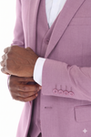 Load image into Gallery viewer, Men's 3-Piece Slim Fit Suit with Notch Lapel Blazer Double Breasted Vest, and Stretch Pants - - Suits Mens Suits