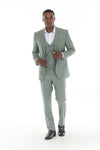 Load image into Gallery viewer, Men's 3-Piece Slim Fit Suit with Notch Lapel Blazer and Double-Breasted Vest for Formal Events