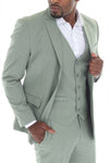 Load image into Gallery viewer, Men's 3-Piece Slim Fit Suit with Notch Lapel Blazer and Double-Breasted Vest for Formal Events