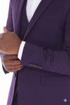 Load image into Gallery viewer, 3-Piece Slim Fit Suit with Notch Lapel Blazer, Double-Breasted Vest, and 2-Way Stretch Fabric - - Suits La Merchandise