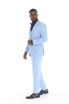Load image into Gallery viewer, Men's 3-Piece Slim Fit Suit with Notch Lapel Blazer and Double-Breasted Vest for Formal Events - - Suits La Merchandise