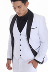 Load image into Gallery viewer, Men's 3-Piece Slim Fit Suit with Notch Lapel Blazer Double-Breasted Vest for Formal Events