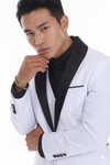Load image into Gallery viewer, Men's 3-Piece Slim Fit Suit with Notch Lapel Blazer Double-Breasted Vest for Formal Events