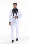 Load image into Gallery viewer, Men's 3-Piece Slim Fit Suit with Notch Lapel Blazer Double-Breasted Vest for Formal Events
