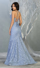 Load image into Gallery viewer, Floral Mermaid Evening Gown - LA7811 - - Dress LA Merchandise