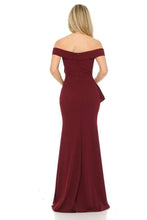 Load image into Gallery viewer, Flowy Off Shoulder Gown - LN5207 - - LA Merchandise