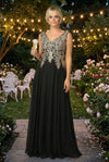 Load image into Gallery viewer, LA Merchandise LAV5233 Long Chiffon Mother of the Bride Dress - - Mother of the Bride Dress LAV