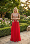 Load image into Gallery viewer, LA Merchandise LAV5233 Long Chiffon Mother of the Bride Dress - - Mother of the Bride Dress LAV